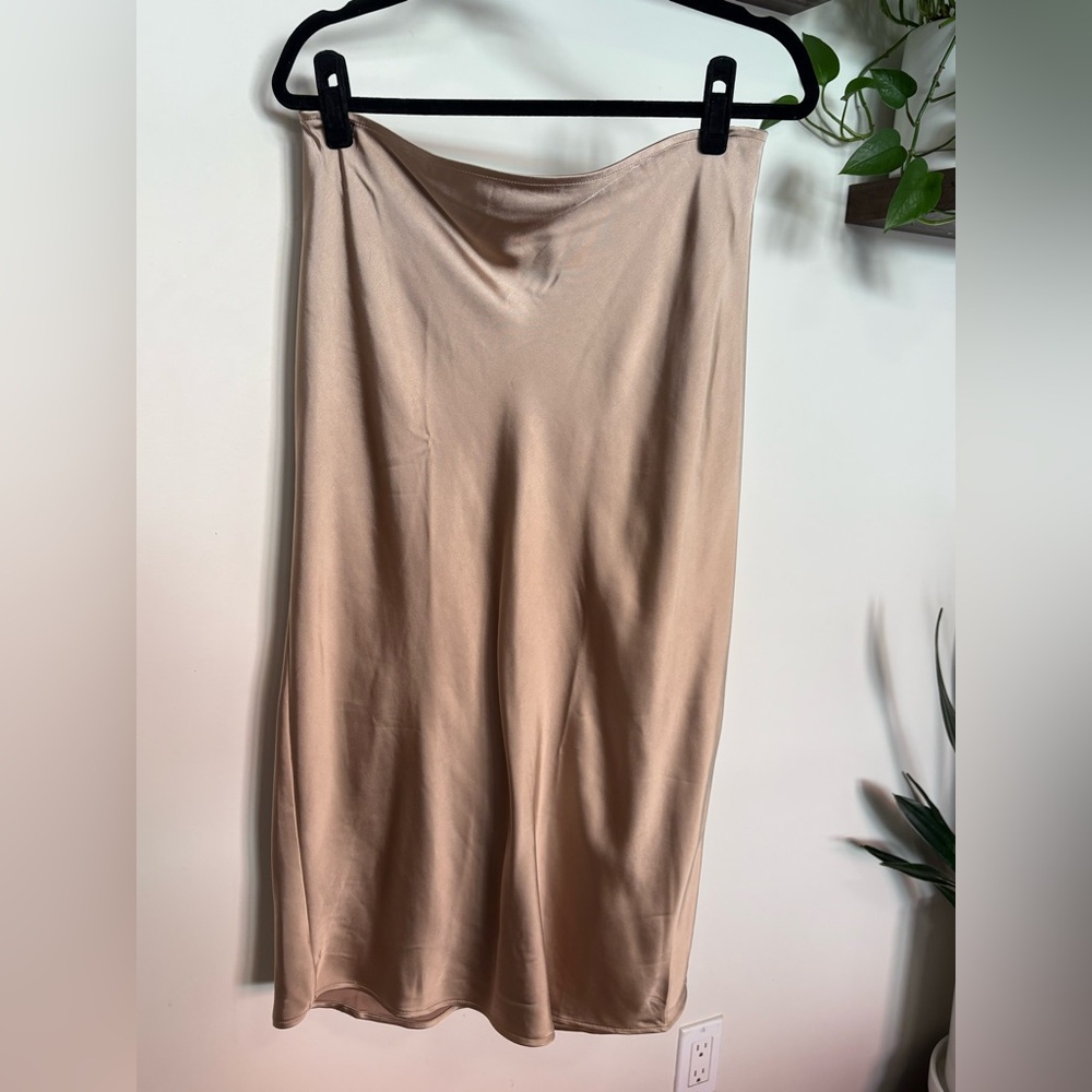 Old Navy Beige Midi Skirt